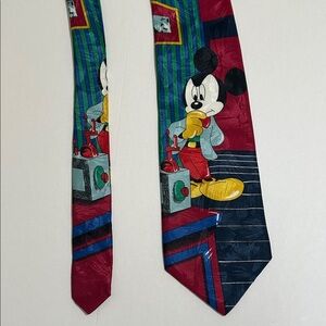 Mickey Unlimited Mickey Mouse Cartoon Necktie